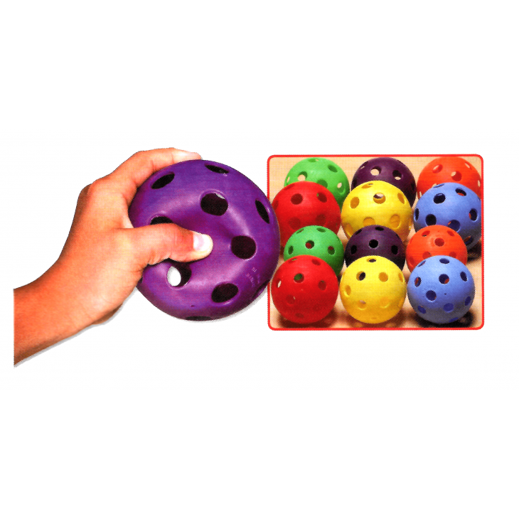 UltraFlex FunMax Balls (set of 6) - Floorball Size  / Softball Size