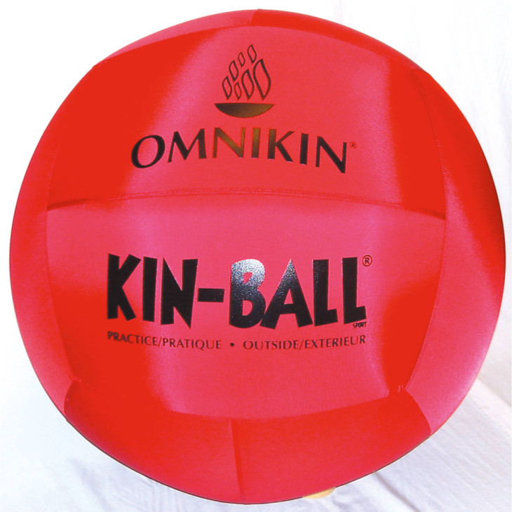 48" KIN-Ball Sport Ball (Cover and Latex Bladder) - Pink/Black